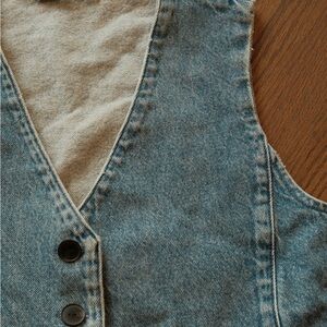 Zara Blue Denim Vest